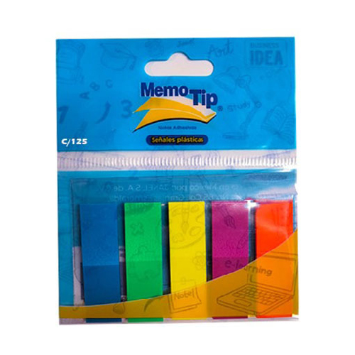 Banderitas Señales Janel Plastificadas Fluorescentes, 1.27 x 4.3 cm, (6570516795)