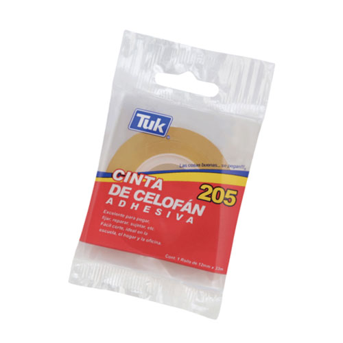 Cinta Tuk, 18mm x 33m, Modelo: T205, (1 Pieza)