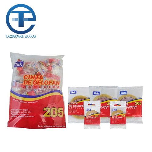 Cinta Tuk, 18mm x 33m, Modelo: T205, (1 Pieza)