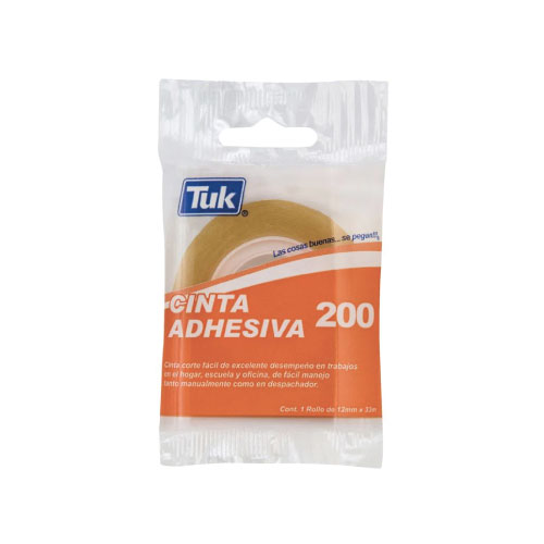 Cinta Tuk, 12mm x 33m, Modelo: T200, (1 Pieza)
