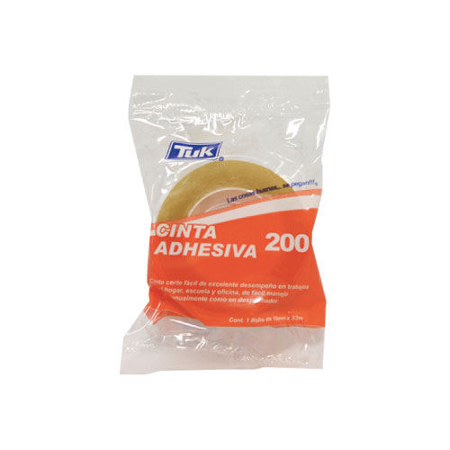 Cinta Tuk, 18mm x 33m, Modelo: T200, (1 Pieza)
