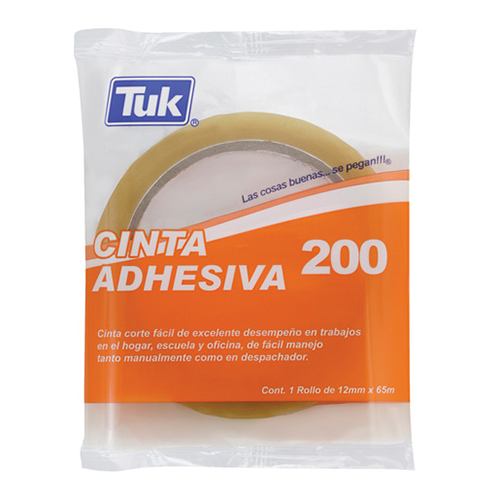 Cinta TUK corte fácil, 12 x 65, Modelo: T200, (1 Pieza)