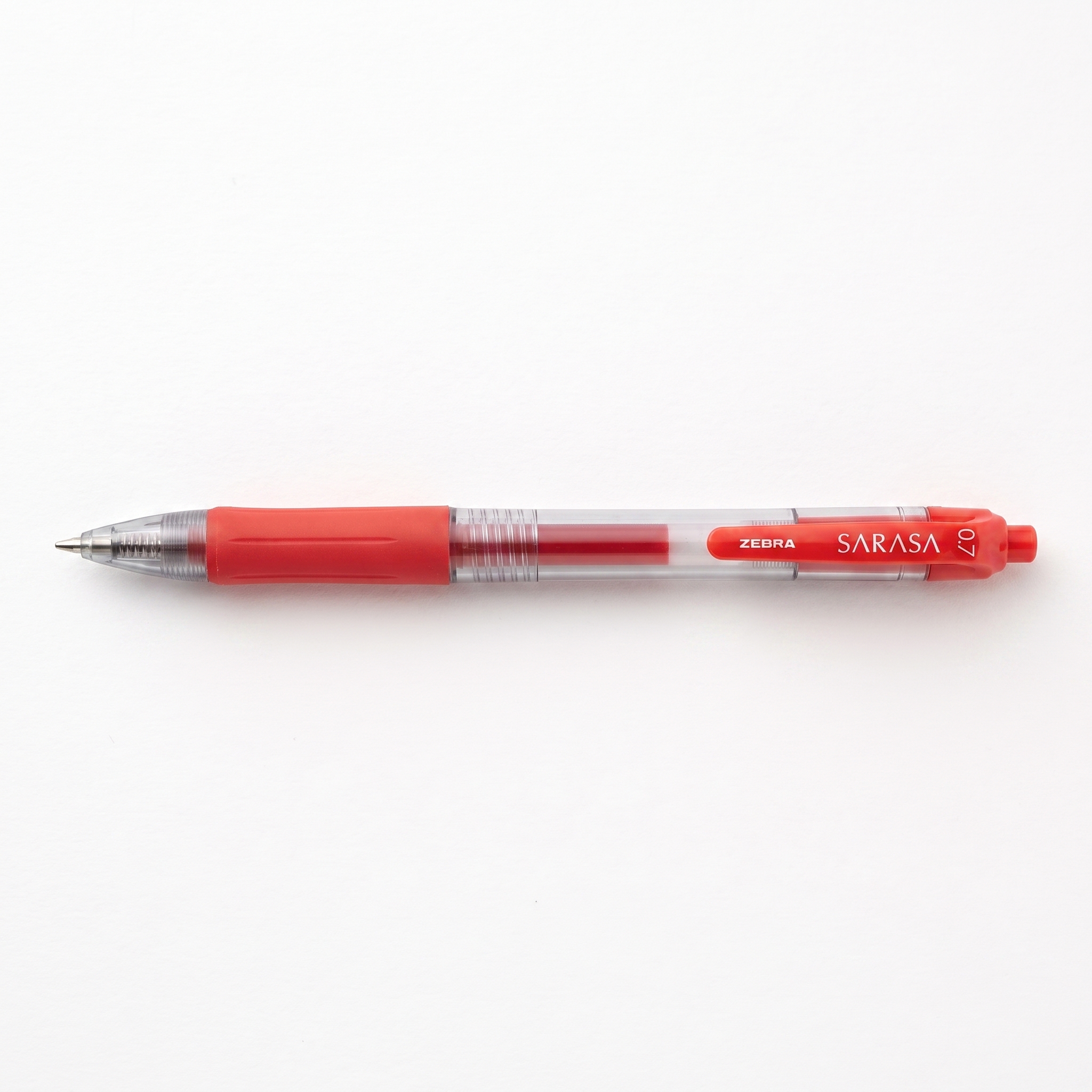 Bolígrafo Zebra Sarasa Gel Retráctil 0.7 Rojo 8802
