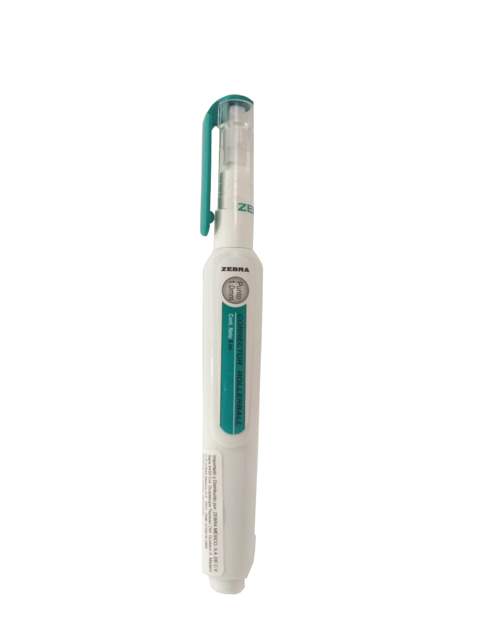 Corrector Zebra 2000, Tipo Pluma, 8 Ml, (1 Pieza)