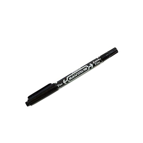 Marcador McKie Permanente, Punto Extra Fino, Negro, (1 Pieza)