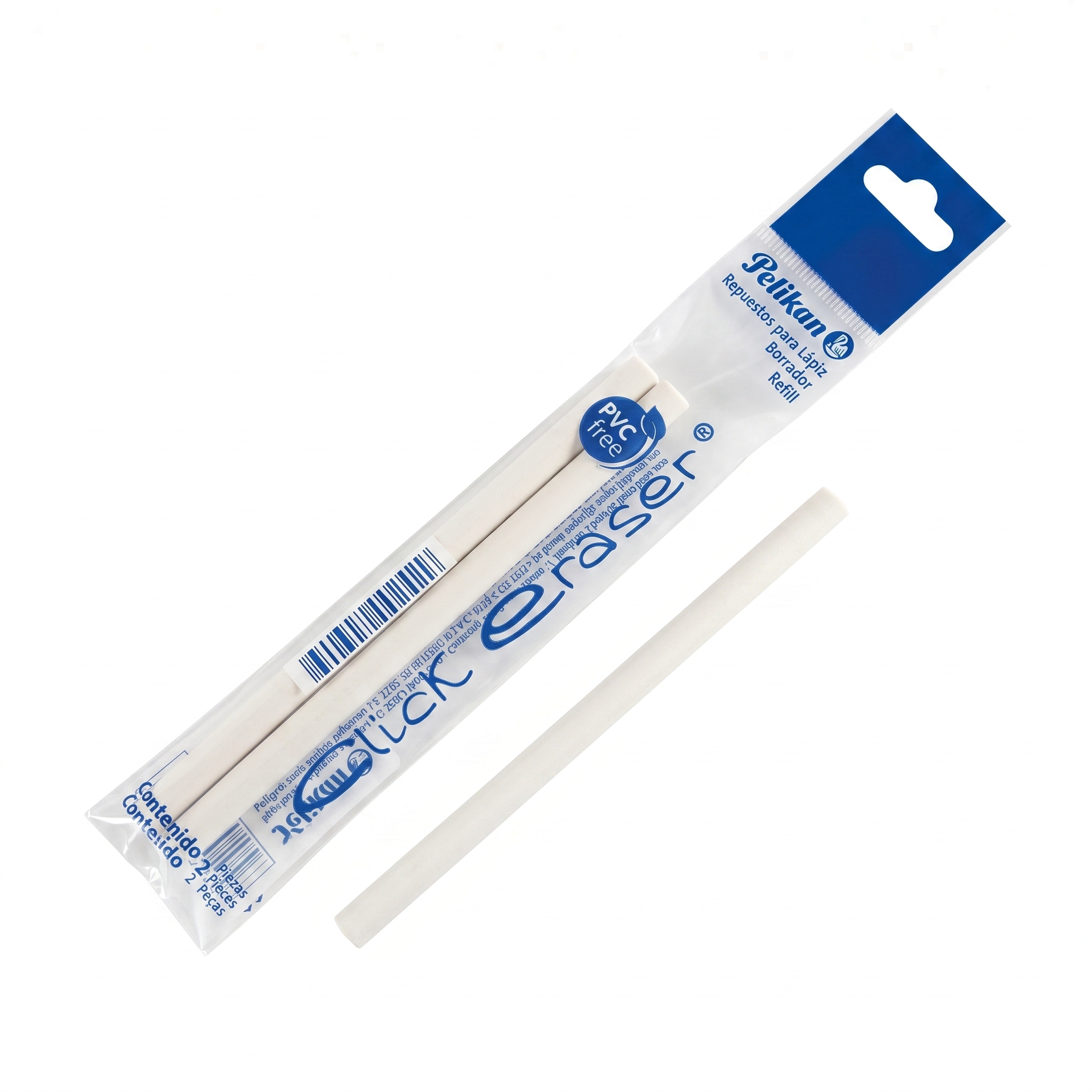 Repuesto para Borrador Pelikan Click Eraser, Sobre con 2 Piezas