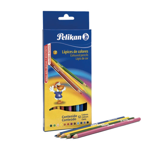 Colores Pelikan C/12 Colores Largos (1 Caja)