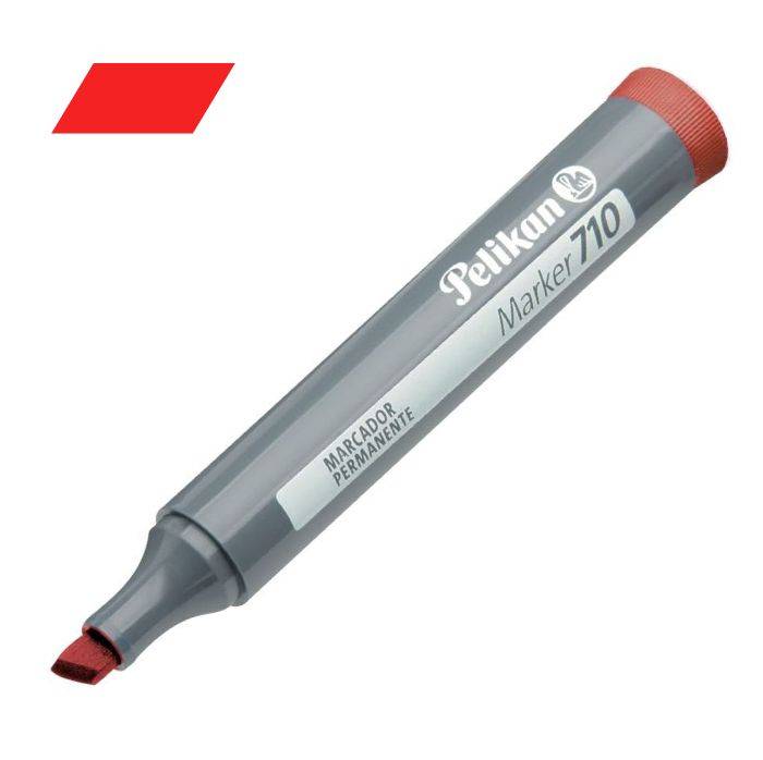 Marcador Permanente Pelikan 710 Rojo (1 Pieza)