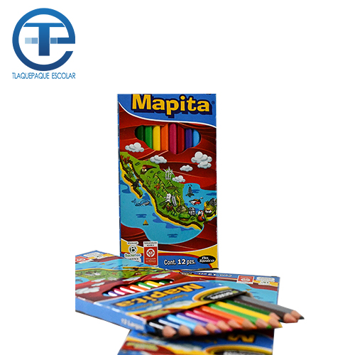 Colores Dixon Mapita C/12 Largos (1 Caja)