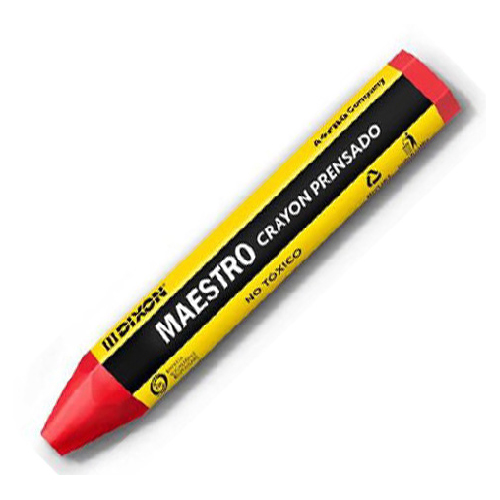 Crayón Dixon Maestro Rojo Pza. 2573