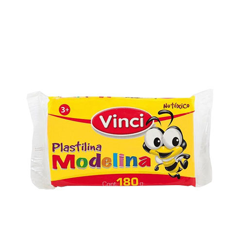 Plastilina Vinci, 180 Gramos, Amarillo,(1 Barra)