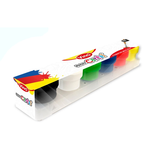 Pintura Vinci Cartel c6 Colores Surtidos de 25 ml cu 67244