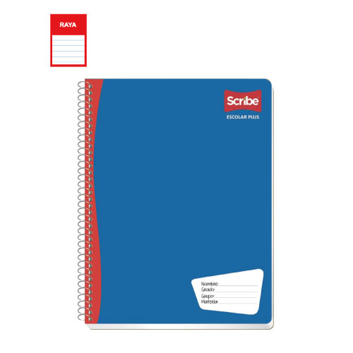 Cuaderno Scribe Profesional, c/100H, Raya