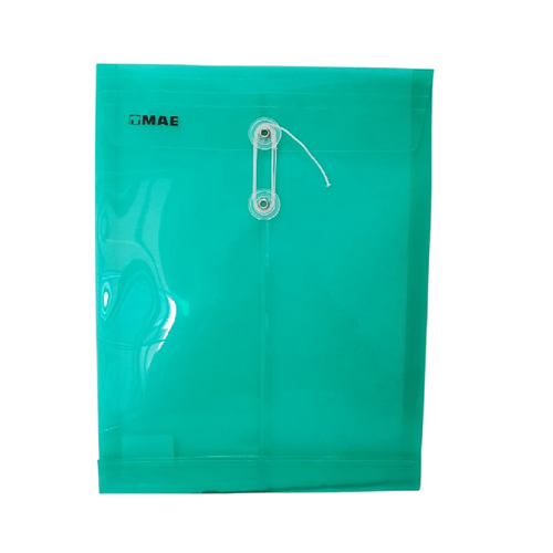 Sobre Mae Tamaño Carta, Vertical, Polipropileno, Verde, (1 Pieza)