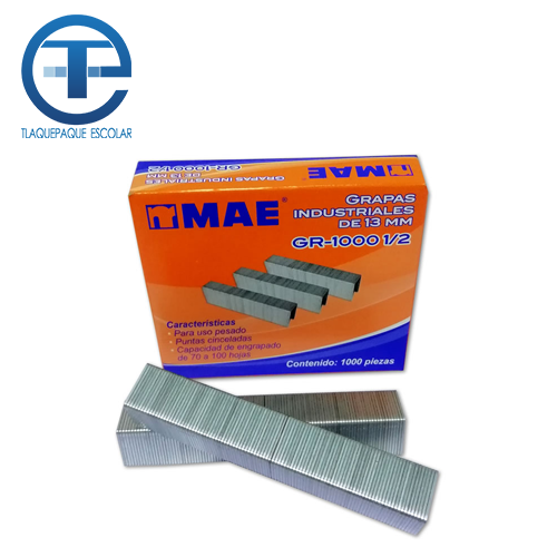 Grapa Mae, Industrial, GR-1000 1/2, (1 Caja)