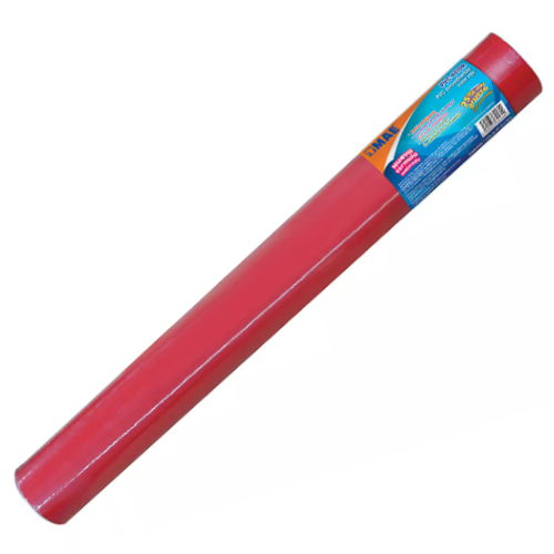 Papel contact Mae, 45Cm x 10M, color rojo, Modelo: PVC-4510R, 1 Pieza.