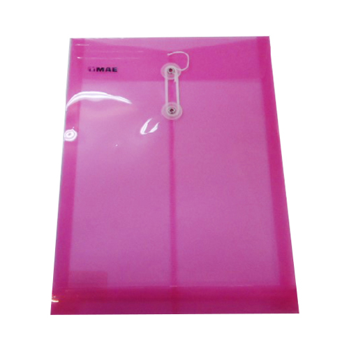 Sobre Mae Plástico, Con Hilo Polipropileno, Tamaño Carta, Rosa, (1 Pieza)