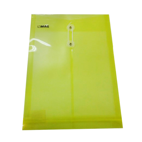 Sobre Mae Plástico, Con Hilo Polipropileno, Tamaño Carta, Amarillo, (1 Pieza)