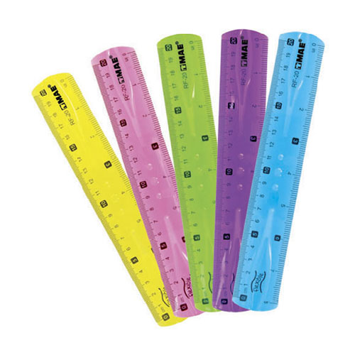 Regla Flexible MAE de 20 cm Modelo RF20