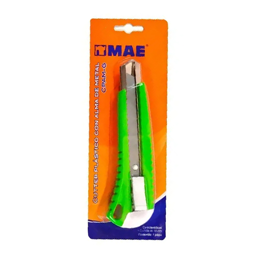 Cortador Cutter MAE Grande CPAM-G Alma Metálica 18mm