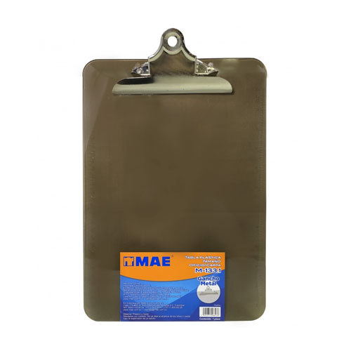 Tabla Acrílico Mae Tamaño OficioCarta Color Humo M133.1