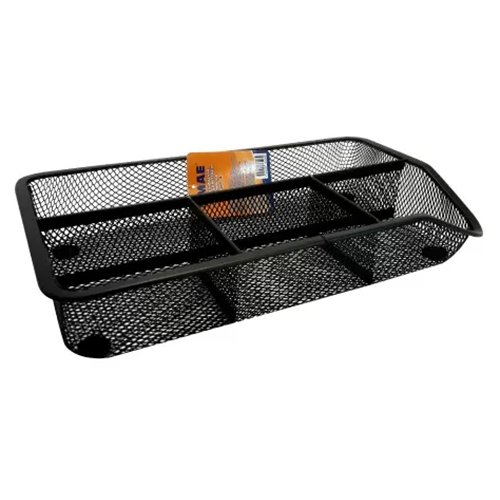 Organizador Mae de escritorio de malla color negro, Modelo: ORM-4, 1 Pieza.