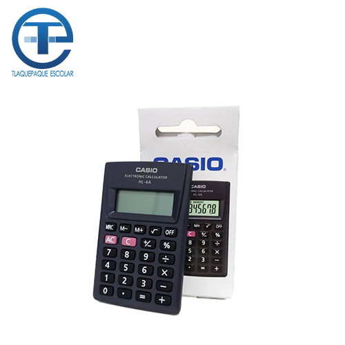 Calculadora Casio, Modelo HL4ASMH, Portátil, De Bolsillo, (1 Pieza)