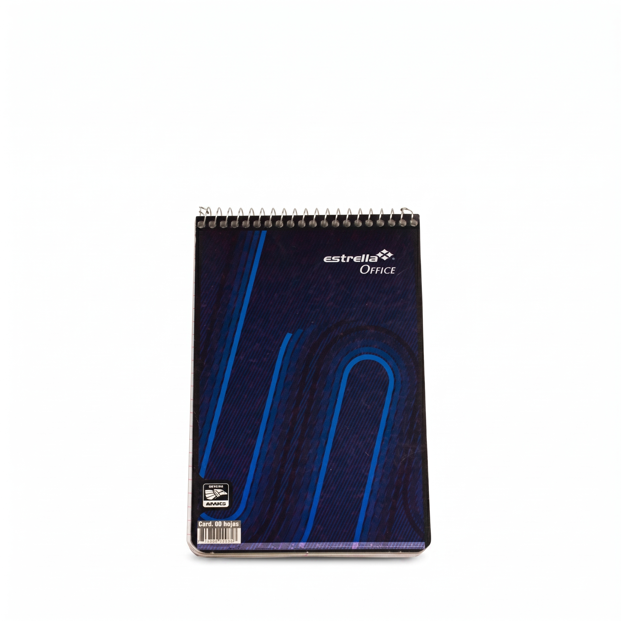 Libreta Estrella, Para Taquigrafia, Larga,  Con Espiral, (1 Pieza)