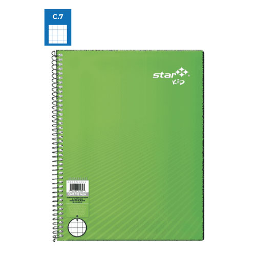 Cuaderno Estrella Profesional, c/100H, Cuadro Grande