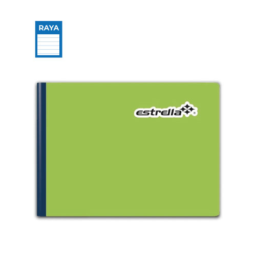 Cuaderno Estrella Forma Italiana, c/100H, Raya