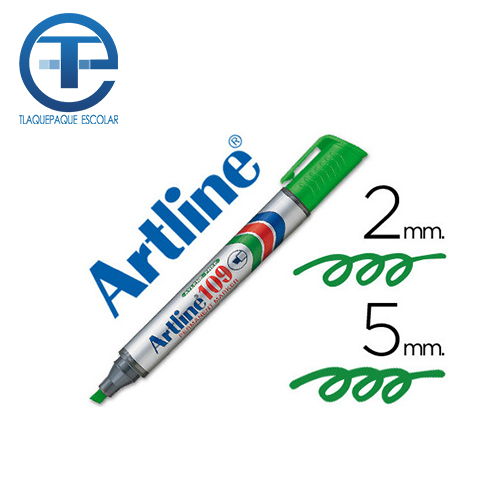 Marcador Permanente Artline 109, Verde, (1 Pieza)