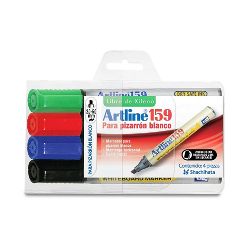 Marcador Artline, Para Pintarron, Colores Surtidos, (1 Paquete)