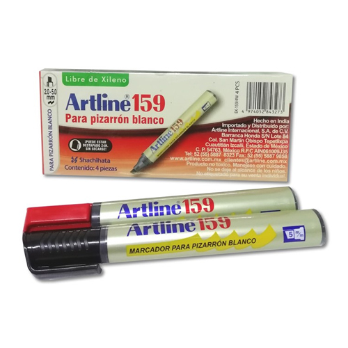 Marcador Artline, Para Pintarron, Colores Surtidos, (1 Paquete)