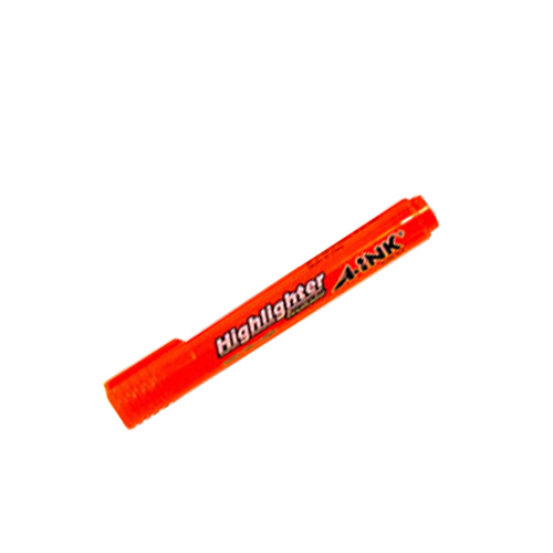 Marcador Fluorescente A-Ink Highlighter, Color Naranja, (1 Pieza)