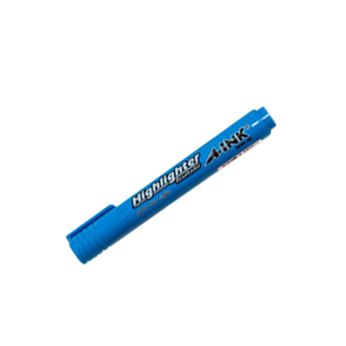 Marcador Fluorescente A-Ink Highlighter, Color Azul, (1 Pieza)