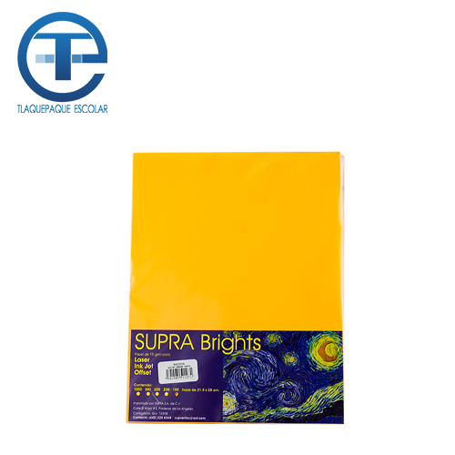 Hoja Supra Bright, Tamaño Carta, C/100, #3, Canary Bell, (1 Pieza)