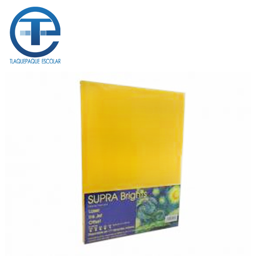 Hoja Supra Bright, Tamaño Carta, C/100, #3, Canary Bell, (1 Pieza)