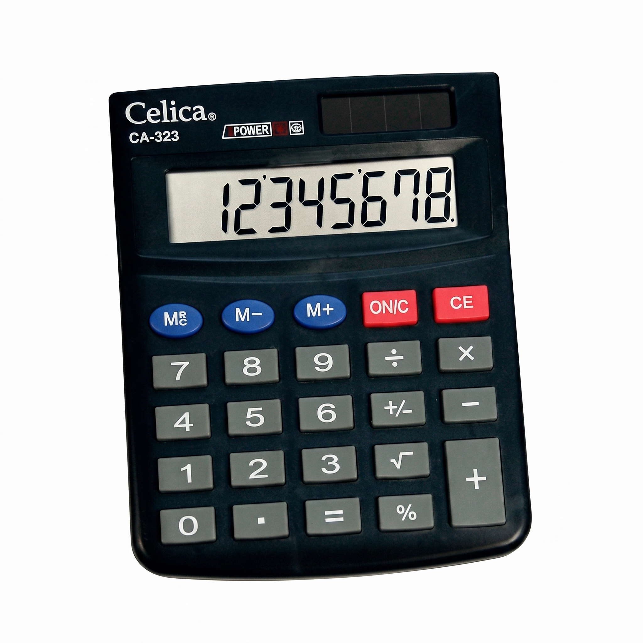 Calculadora Celica CA-323 Semi-Escritorio 8 Dígitos Solar y Pila