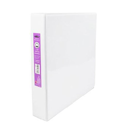 Carpeta Wilson Jones, Arillo "O", 1.5 Pulgadas, Blanco, (1 Pieza)