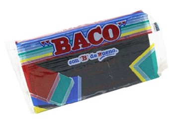 Plastilina Baco Marquilla, 180 Gramos, Negro, (1 Barra)
