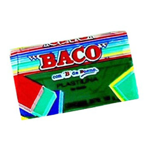 Plastilina Baco Marquilla, 180 Gramos, Verde Obs, (1 Barra)