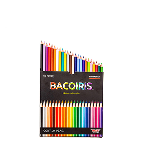 Colores Baco, C/24 Largos, Bacoiris, (1 Caja)