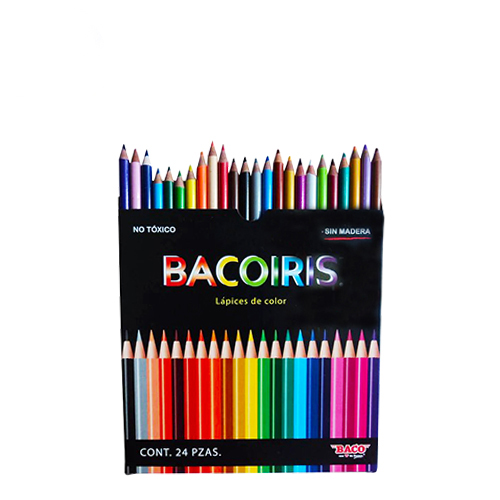 Colores Baco, C/24 Largos, Bacoiris, (1 Caja)