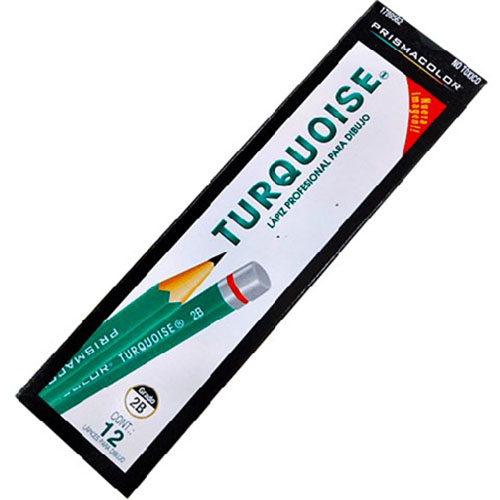 Lápiz Turquoise 2B, Para Dibujo, (1 Pieza)