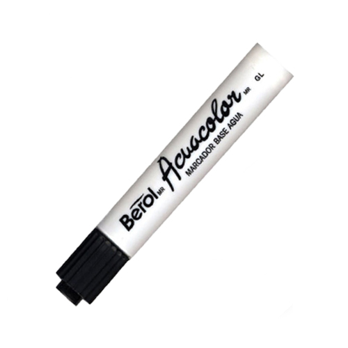 Marcador Acuacolor Berol, Negro, (1 Pieza)