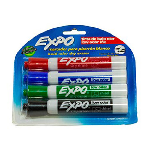 Marcador Expo, Para Pintarron, Colores Surtidos, (1 Paquete)