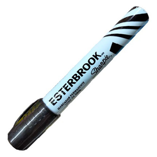 Marcador Permanente Esterbrook, Negro, (1 Pieza)