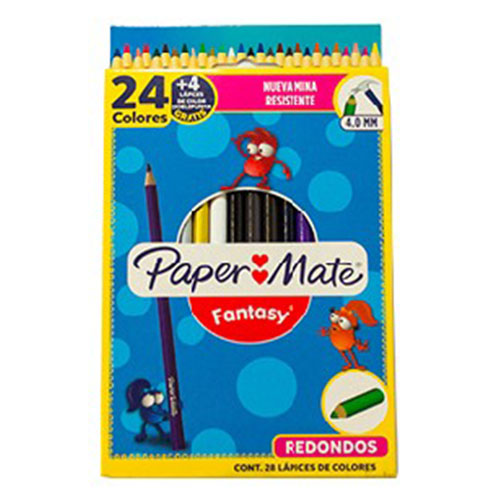 Colores PaperMate C/24 Colores (1 Caja)