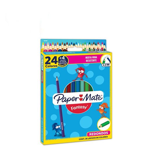 Colores PaperMate C/24 Colores (1 Caja)