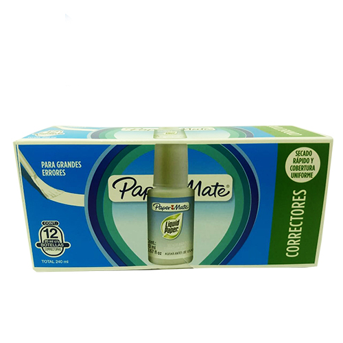 Corrector Liquid Paper Fluid, Frasco, 20 Ml, (1 Pieza)